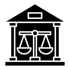 Court Glyph Icon