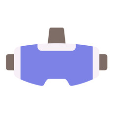 VR Flat Multicolor Icon
