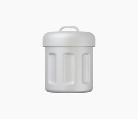 3d Realistic Recycling Icon vector illustration.