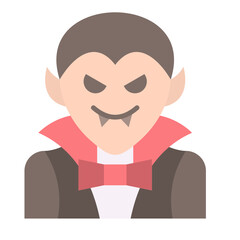 Dracula Flat Multicolor Icon