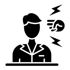 Peer Pressure Glyph Icon