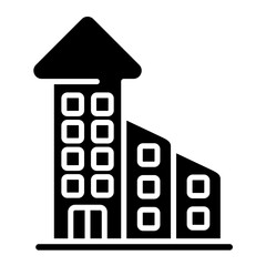 Growing a Business Glyph Icon