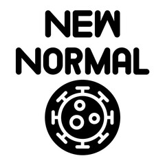 New Normal Glyph Icon