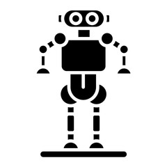 Robot Glyph Icon