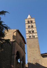 Obraz premium Viterbo: Campanile della Chiesa di San Lorenzo