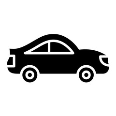 Car Glyph Icon