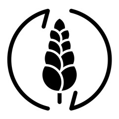 Carb Cycling Glyph Icon