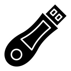 Pendrive Glyph Icon