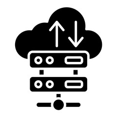 Fototapeta premium Data Collection Glyph Icon