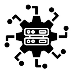 Data Science Glyph Icon