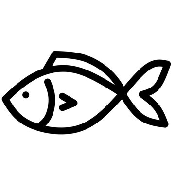 recommend clip art: Fish line vector element
