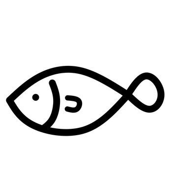 recommend clip art: Fish line vector element