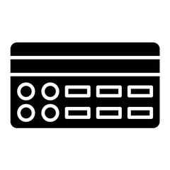 Credit Card Glyph Icon