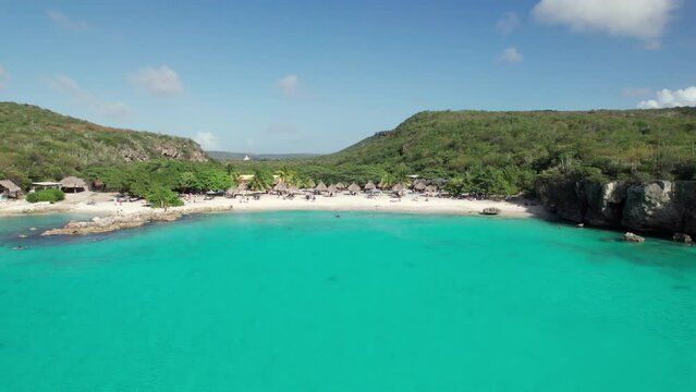 Daaibooi beach on Curacao, Paradise for swimming and diving