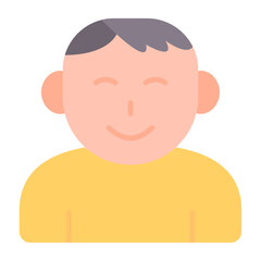 Child Flat Multicolor Icon