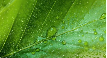 Green natural plant leaf background