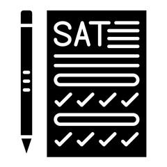 Sat Glyph Icon