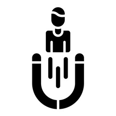 Lead Generation Glyph Icon