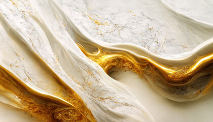 Gold marble textured background. Abstract design, 4k wallpaper. AI
