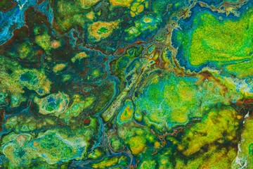 Color paint- acrylic fluid art. Exotic marble texture- abstract background