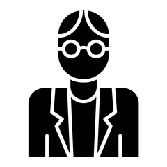 Senior Models Glyph Icon