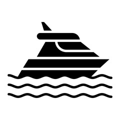 Yachting Glyph Icon