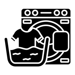 Laundry Glyph Icon