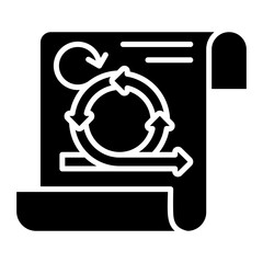 Agile Principles Glyph Icon