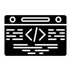 Code Glyph Icon