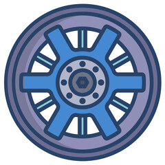 Fototapeta premium Car Tire icon