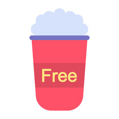 Free Food Flat Multicolor Icon