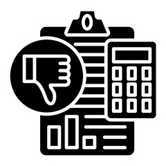 Reporting Standards Glyph Icon