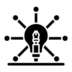 Creativity Glyph Icon