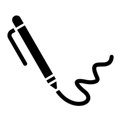 Pen Glyph Icon