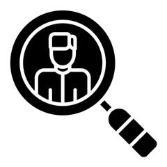 Job Vacancy Glyph Icon
