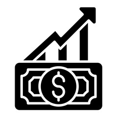 Equity Financing Glyph Icon