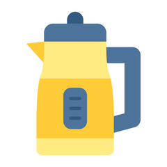 Kettle Flat Multicolor Icon