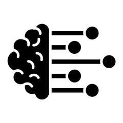 Intelligence Glyph Icon