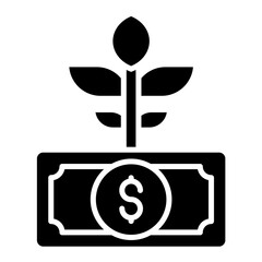 Investment Glyph Icon