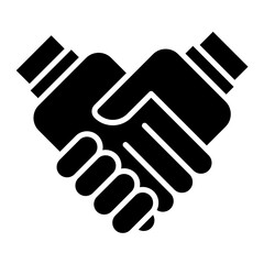 Obraz premium Investment Agreement Glyph Icon