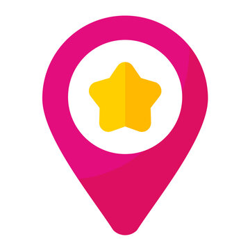 Positioning Flat Multicolor Icon