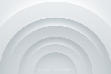 Fototapeta premium realistic semi circle 3D pattern abstract background