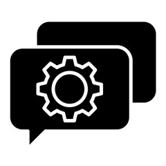 Project Consultant Glyph Icon