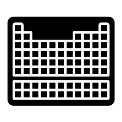 Periodic Table Glyph Icon