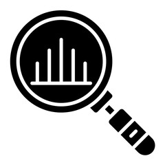 Market Research Glyph Icon