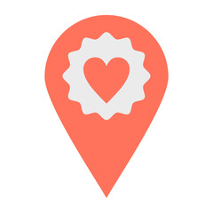 Wedding Placeholder Flat Multicolor Icon