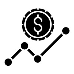 Revenue Glyph Icon
