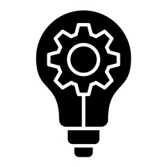 Idea Generation Glyph Icon