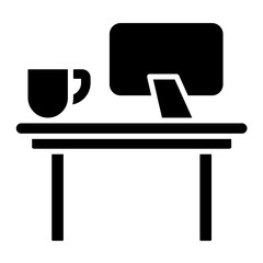 Business Workplace Glyph Icon