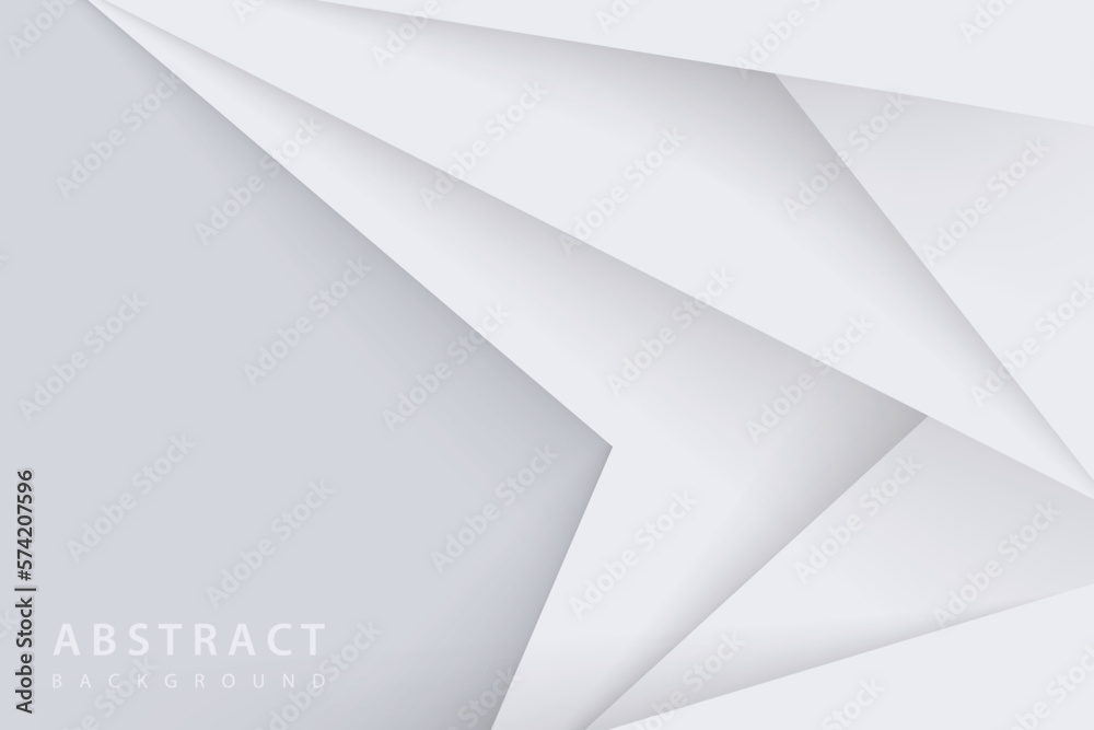 Wall mural dynamic minimalist gray paper cut pattern abstract background